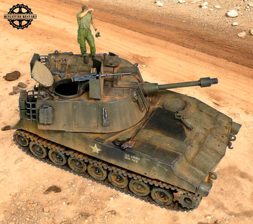 Modellino costruito m108 - modellino, 1/35