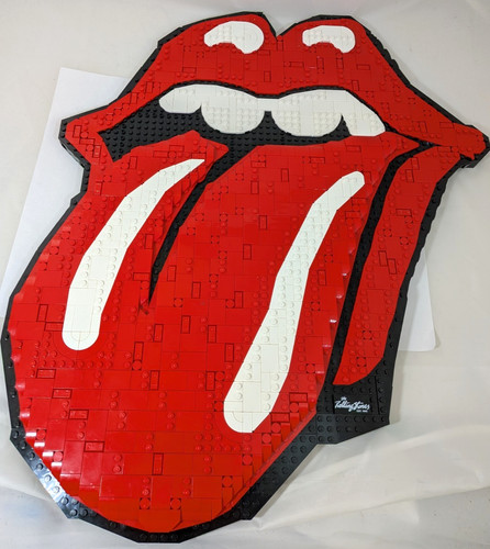 Lego art rolling stones - art,